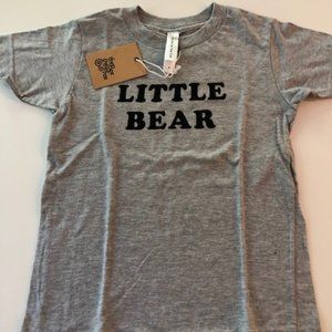NWT The Bee & The Fox Child's "Little Bear" tee